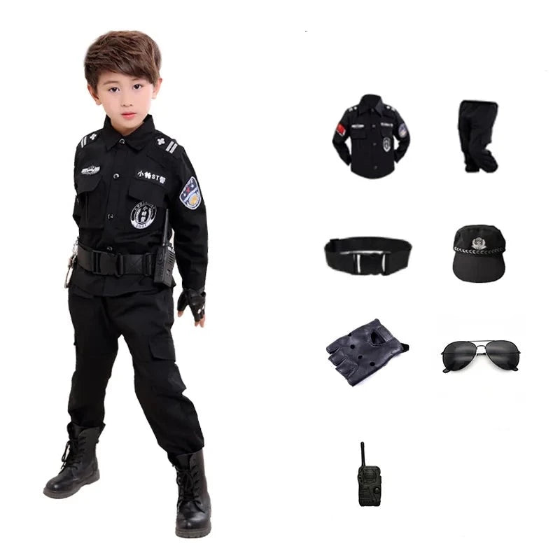 Kinder Polizisten Kostüm