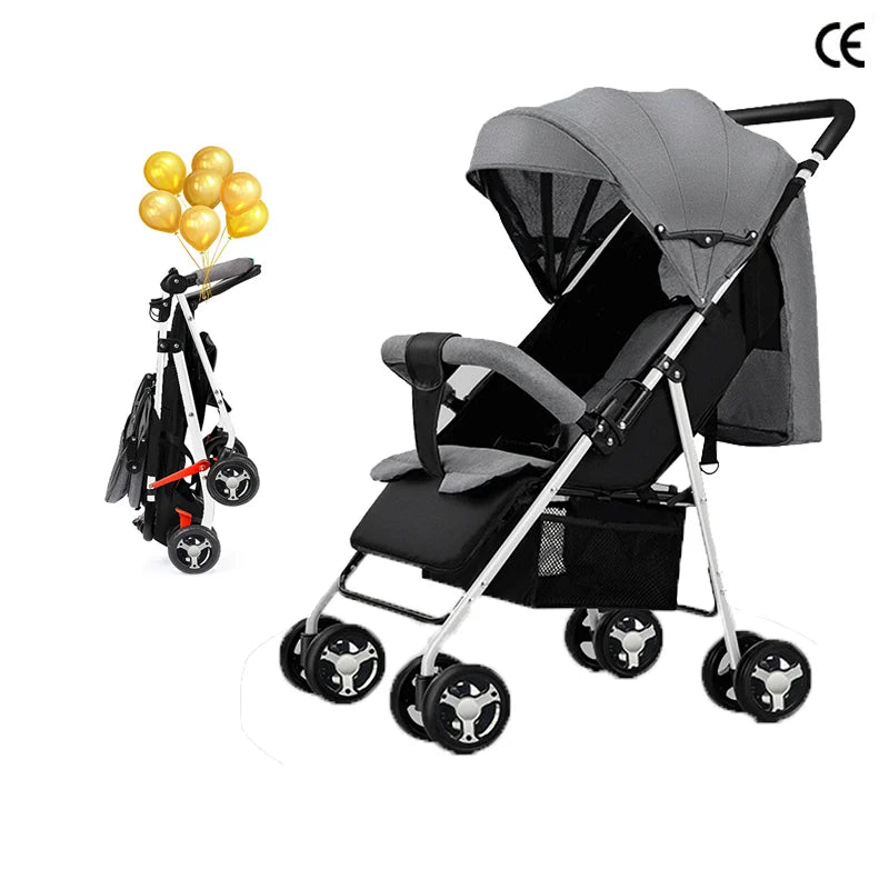 Leichter Baby Reisebuggy 2-in-1 – Faltbarer Kinderwagen / Minikauf.ch