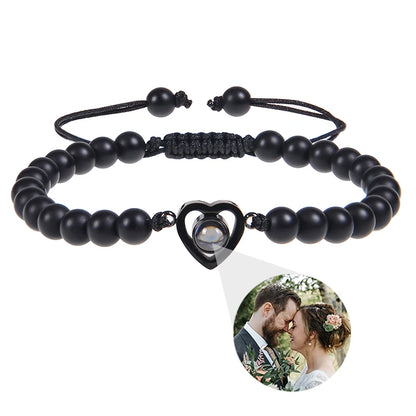 Individuelles Herz Projektionsarmband mit Foto / Minikauf.ch
