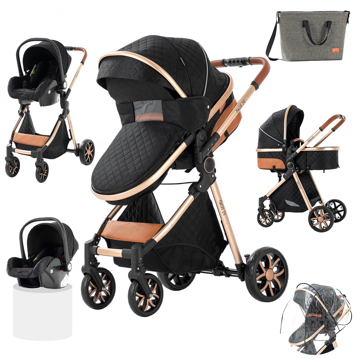 Kinderwagen mit Babyschale / Minikauf.ch