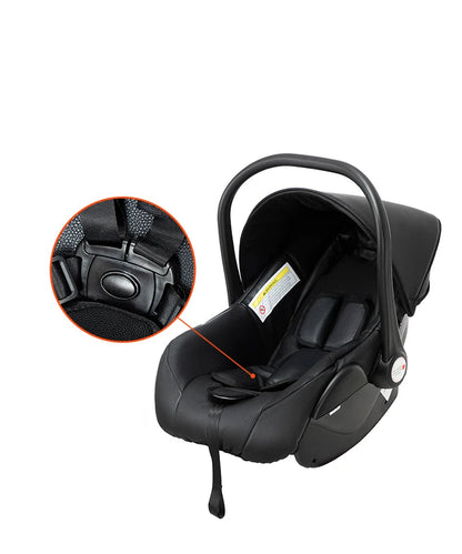 Kinderwagen mit 360° Drehung & Babyschale – Luxus Buggy für Neugeborene / Minikauf.ch