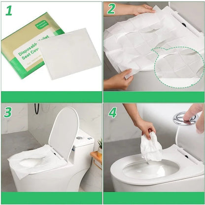 Einweg hygieneschutz Toilettensitzbezüge / Minikauf.ch