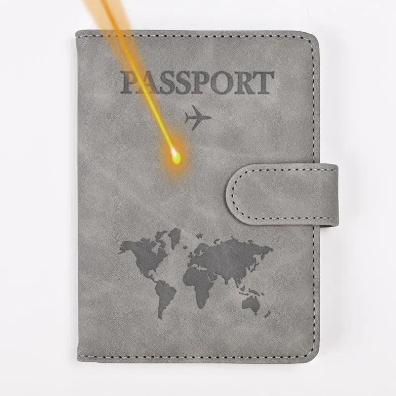 Personalized Passport Holder with Name & RFID Protection