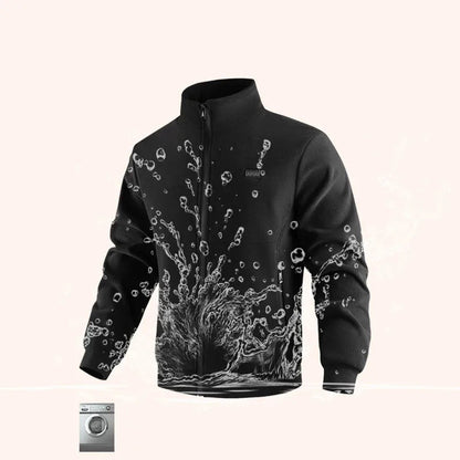 Beheizbare 8 Zonen Polar-Fleece Winterjacke, schwarz / Minikauf.ch