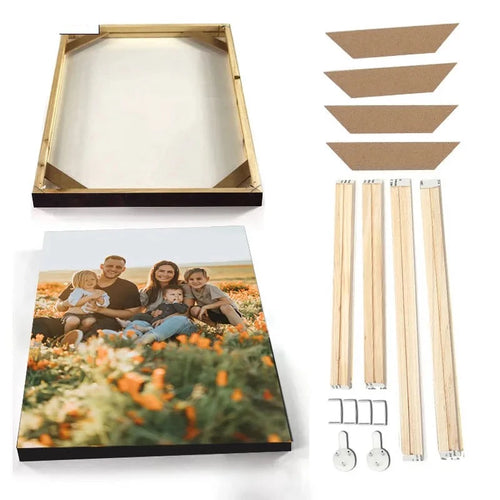 Personalisiertes HD Poster mit Foto und Holz Bilderrahmen / Minikauf.ch