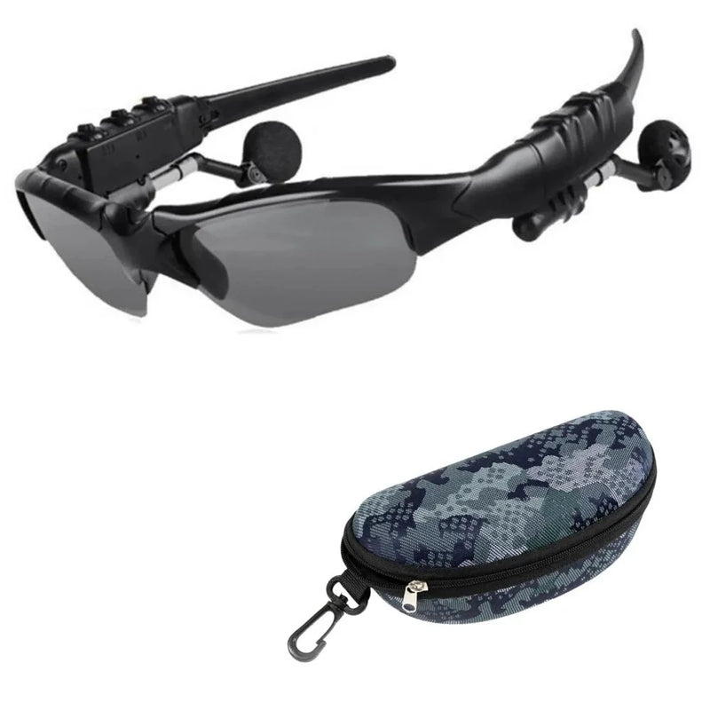 Sunglasses with HD Action Camera + Headset with Microphone