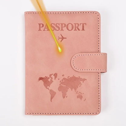 Personalized Passport Holder with Name & RFID Protection