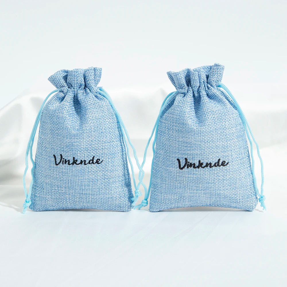 100 Stück Jute Geschenkbeutel mit Logo personalisierbar / Minikauf.ch