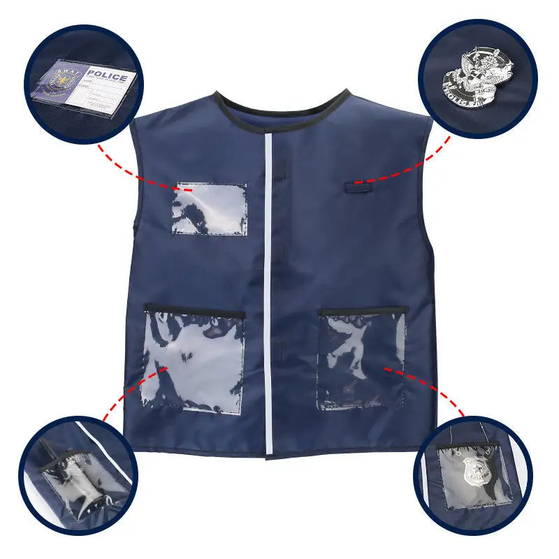 Kinder Polizei Kostüm Set / Minikauf.ch