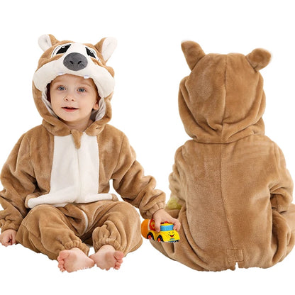 Süsser Halloween Baby-Winterstrampler mit Kapuze / Minikauf.ch