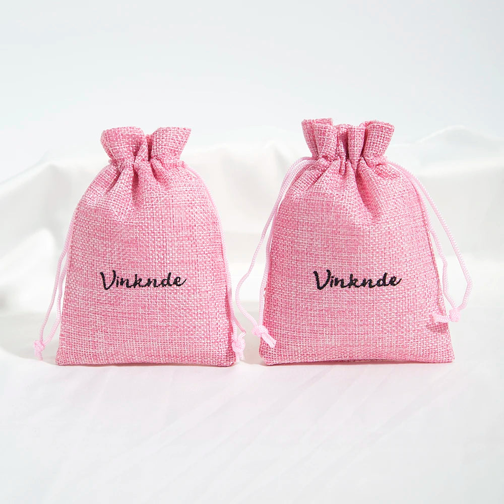100 Stück Jute Geschenkbeutel mit Logo personalisierbar / Minikauf.ch