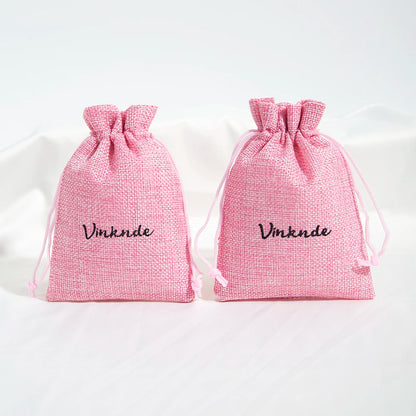 100 Stück Jute Geschenkbeutel mit Logo personalisierbar / Minikauf.ch