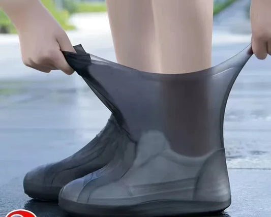 Wasserdichte Silikon-Überschuhe, Schwarz / Minikauf.ch