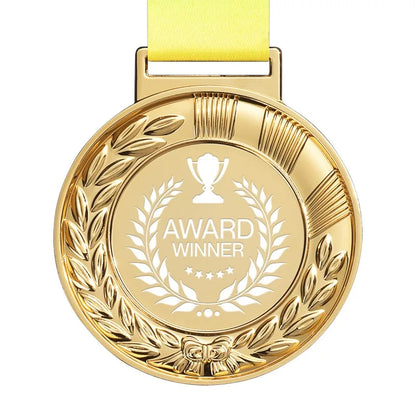 10Stk. Personalisierte Sportmedaillen mit Logo – Gold Silber Bronze / Minikauf.ch