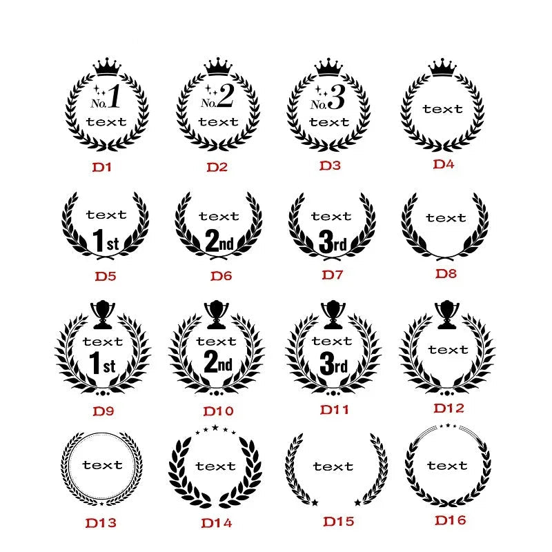 10Stk. Personalisierte Sportmedaillen mit Logo – Gold Silber Bronze / Minikauf.ch