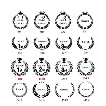 10Stk. Personalisierte Sportmedaillen mit Logo – Gold Silber Bronze / Minikauf.ch