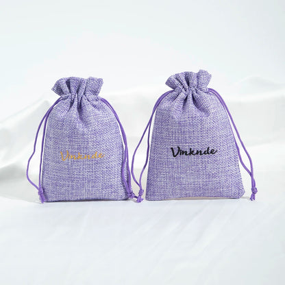 100 Stück Jute Geschenkbeutel mit Logo personalisierbar / Minikauf.ch