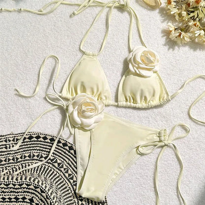 Bikini mit Blume / Minikauf.ch