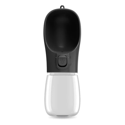 Tragbare Hundewasserflasche, Schwarz / Minikauf.ch