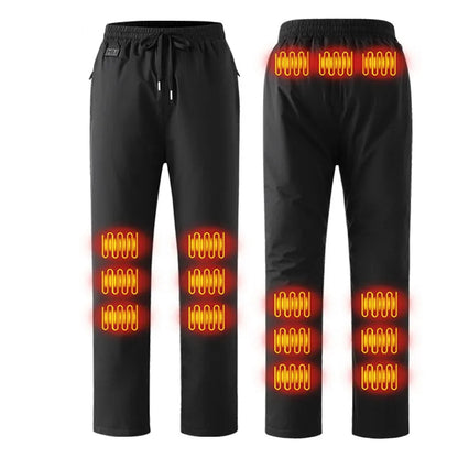 Beheizbare USB Thermohose mit 15 Heizzonen, Schwarz / Minikauf.ch