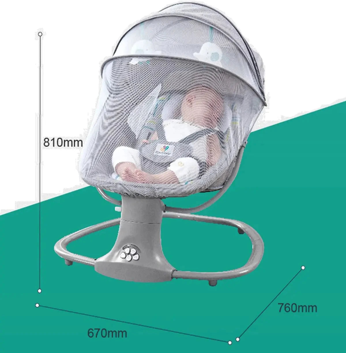 Luxus Babybett & Schaukelstuhl für Neugeborene / Minikauf.ch