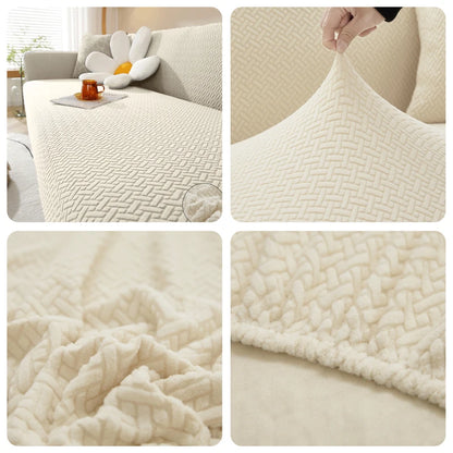 Stretch Jacquard Sofabezug - 1-5 Sitzer & Ecksofa / Minikauf.ch