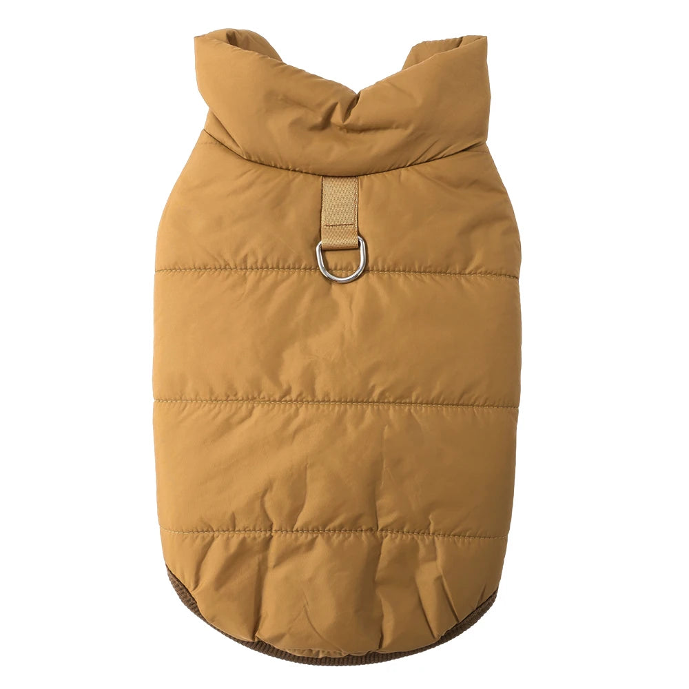 Wasserdichter Hundemantel mit Fleece, Kaffee / Minikauf.ch