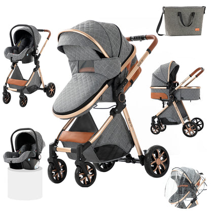 Kinderwagen mit Babyschale / Minikauf.ch