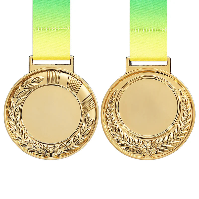 10Stk. Personalisierte Sportmedaillen mit Logo – Gold Silber Bronze / Minikauf.ch