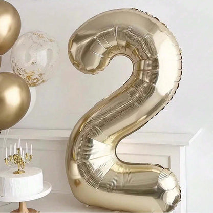 101cm Platin Zahlenballon 0–9 Heliumballon / Minikauf.ch