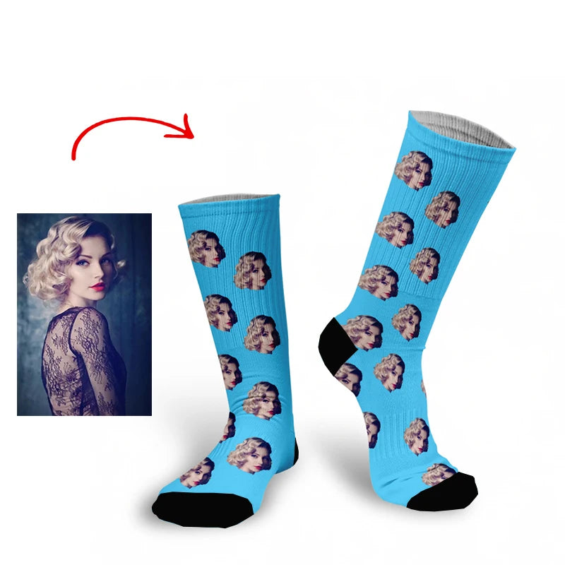 Socken mit personalisiertem Foto / Minikauf.ch