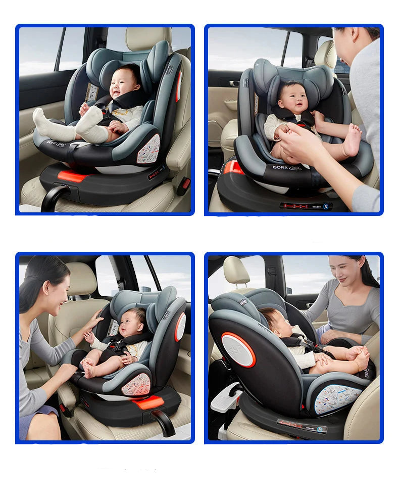 ISOFIX Autokindersitz, 360° drehbar / Minikauf.ch