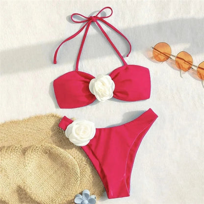 Bikini mit Blume / Minikauf.ch