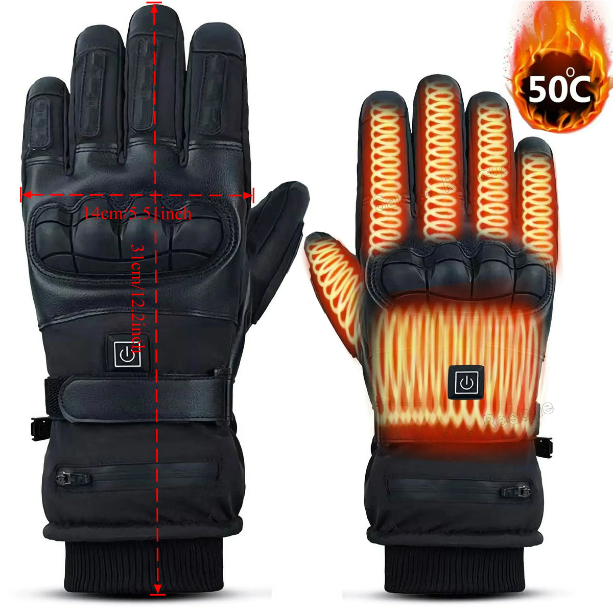 Beheizbare Motorradhandschuhe für Winter, Ski & Outdoor / Minikauf.ch