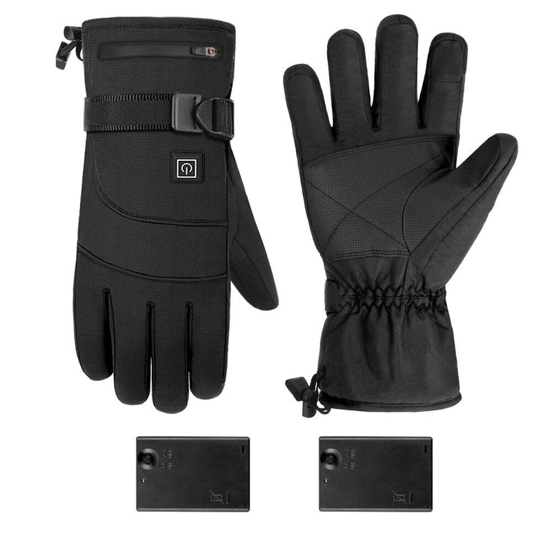 Heated Winter Gloves with Battery Compartment