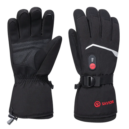 Beheizbare Handschuhe mit Akku, schwarz / Minikauf.ch
