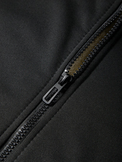 Herren Fleece Winterjacke, Kapuze & Reissverschluss / Minikauf.ch