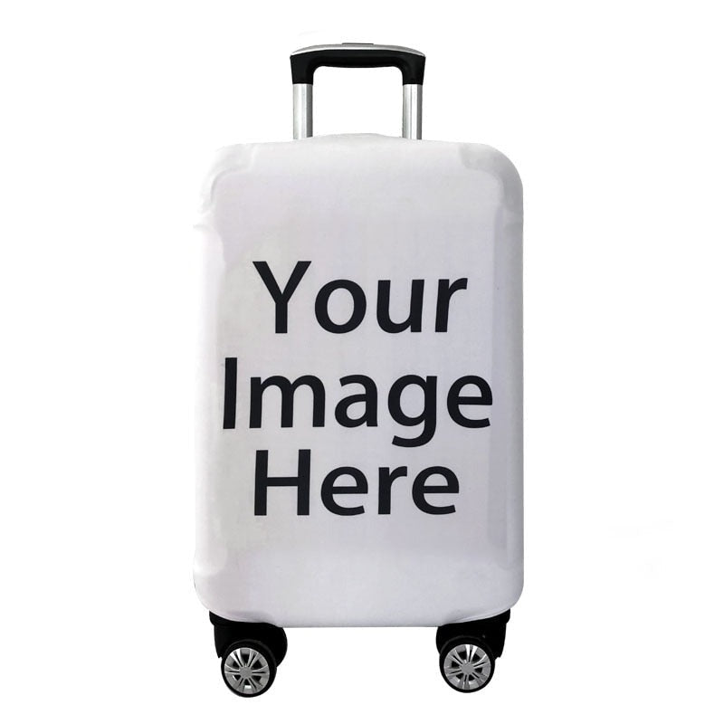 Personalisierte Reisekofferschutzhülle mit eigenem Foto, schützt vor Schmutz, Beschädigungen / Minikauf.ch