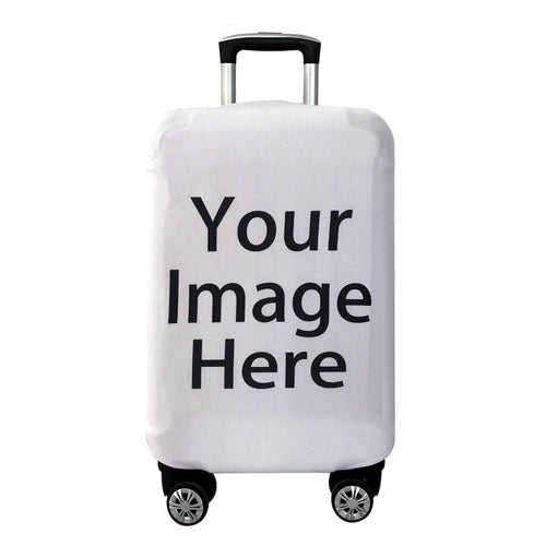 Personalisierte Reisekofferschutzhülle mit eigenem Foto, schützt vor Schmutz, Beschädigungen / Minikauf.ch