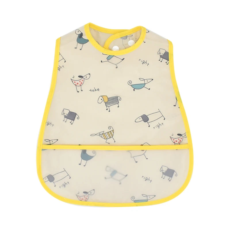 Wasserdichtes Baby-Lätzchen mit Cartoon-Muster / Minikauf.ch
