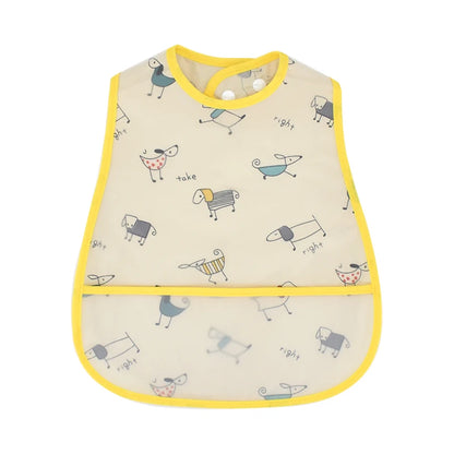 Wasserdichtes Baby-Lätzchen mit Cartoon-Muster / Minikauf.ch