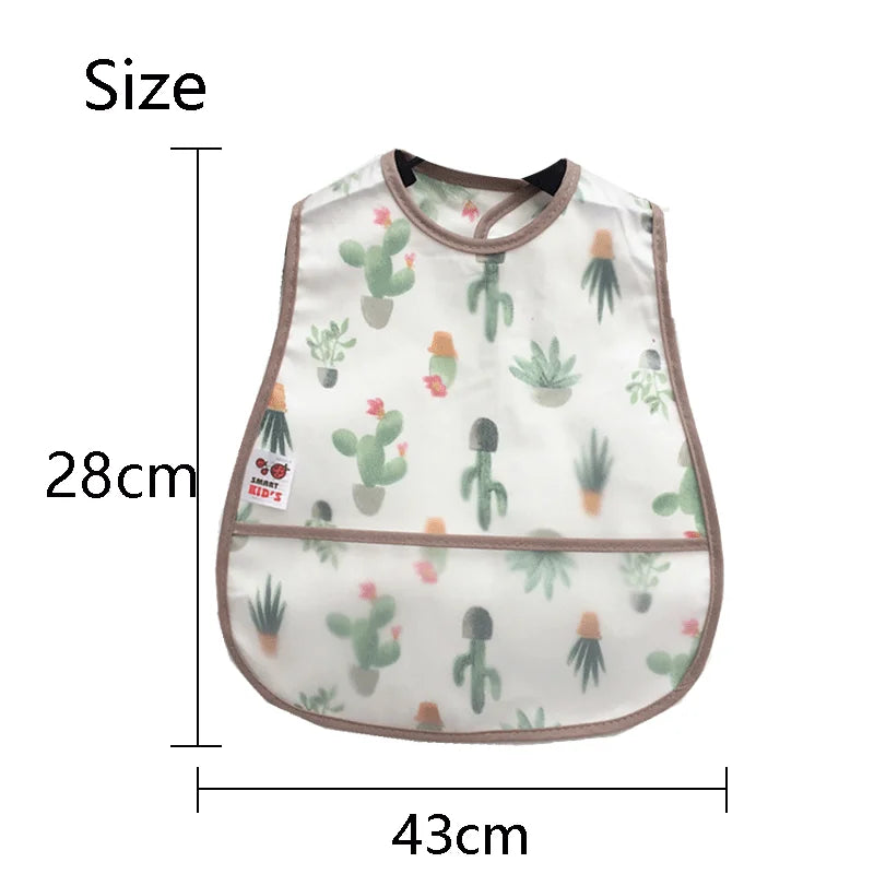 Wasserdichtes Baby-Lätzchen mit Cartoon-Muster / Minikauf.ch