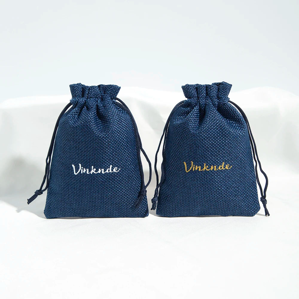 100 Stück Jute Geschenkbeutel mit Logo personalisierbar / Minikauf.ch