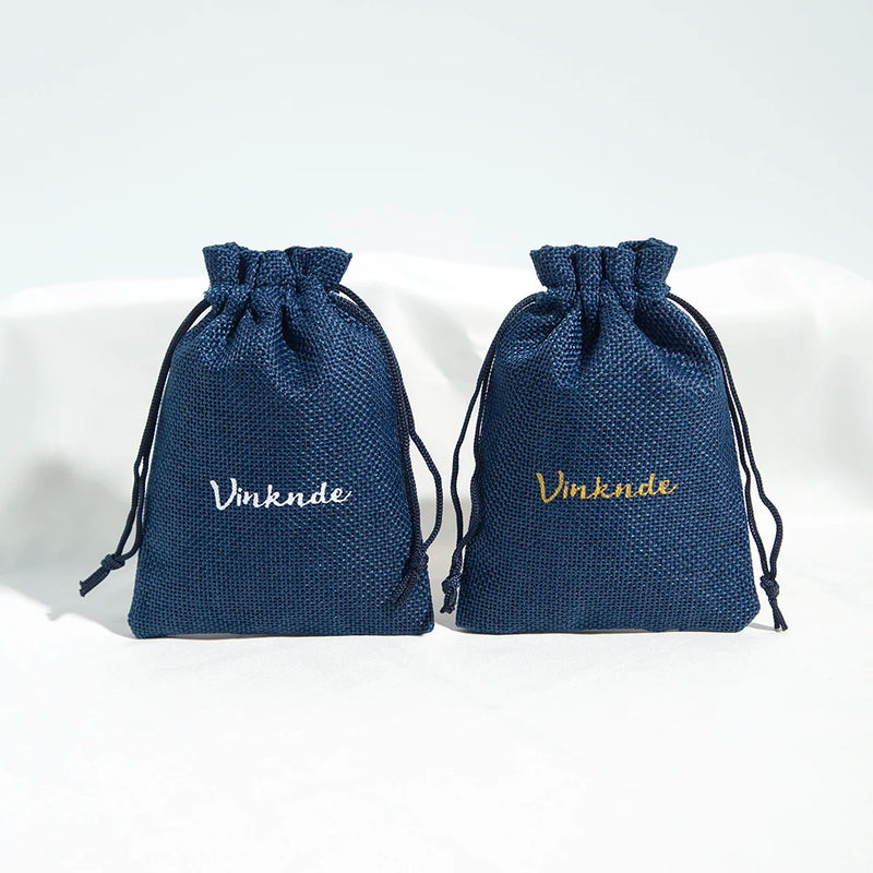 100 Stück Jute Geschenkbeutel mit Logo personalisierbar / Minikauf.ch