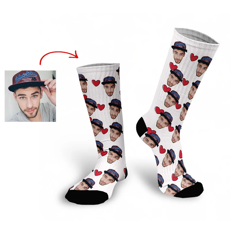 Socken mit personalisiertem Foto / Minikauf.ch