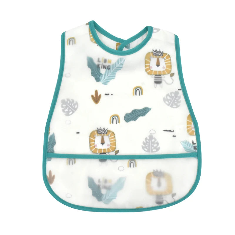 Wasserdichtes Baby-Lätzchen mit Cartoon-Muster / Minikauf.ch