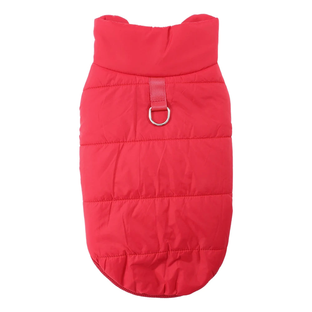 Wasserdichter Hundemantel mit Fleece, Rot / Minikauf.ch