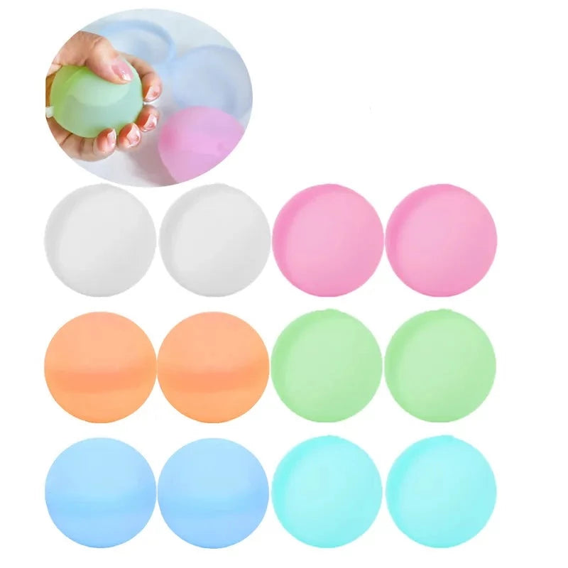 Pack of 12 Refillable Water Balloons, Water Bomb
