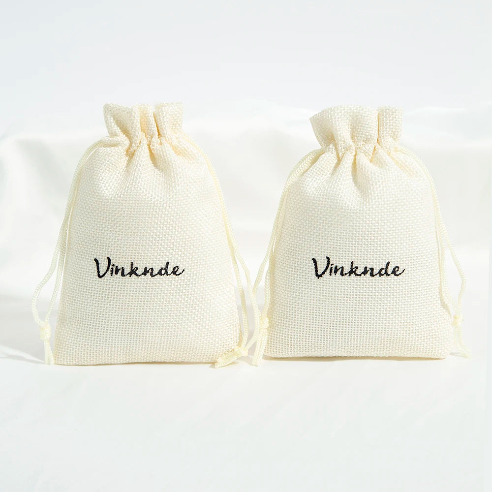 100 Stück Jute Geschenkbeutel mit Logo personalisierbar / Minikauf.ch