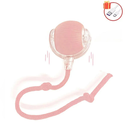 Interaktiver Katzenball Smart Spielzeug – Automatisch & Wiederaufladbar, pink / Minikauf.ch